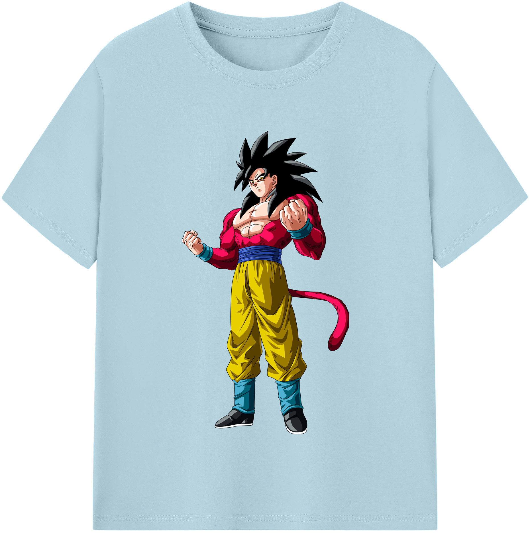 （画像用） ドラゴンボール 孫悟空（そん ごくう）Son Goku カカロット DRAGON BALL Kakarotto 綿100％半袖Tシャツ（フロントプリント）